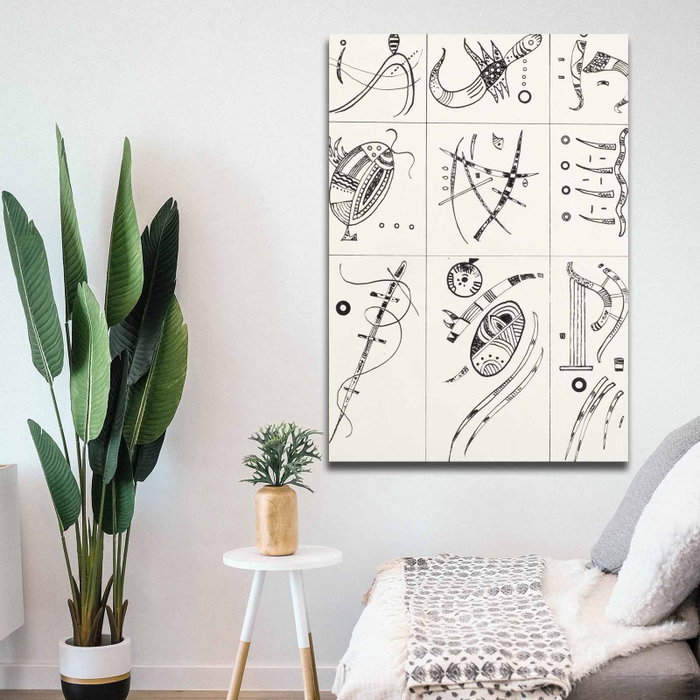 Wallity 70100KANDINSKY010 Lienzo Decorativo Vasili Kandinsky 70 x 100 cm Wallity 70100KANDINSKY010 Lienzo Decorativo Vasili Kandinsky 70 x 100 cm